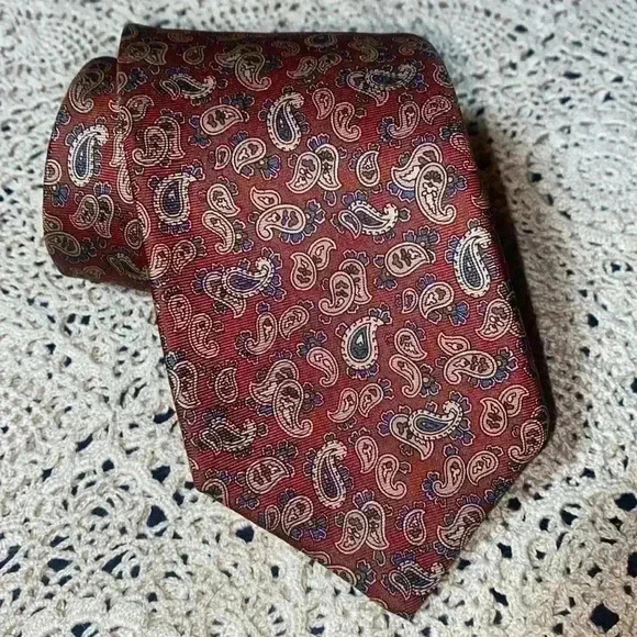 John Comfort London 100% silk tie - Picture 1 of 6